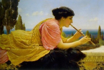 John William Godward Painting - Melody 1904 Neoclassicist lady John William Godward